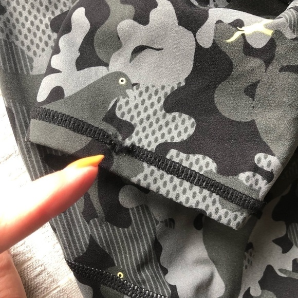 Sweaty Betty The Power Camo Pigeon Print 7/8 Leggings Small - Picture 11 of 15